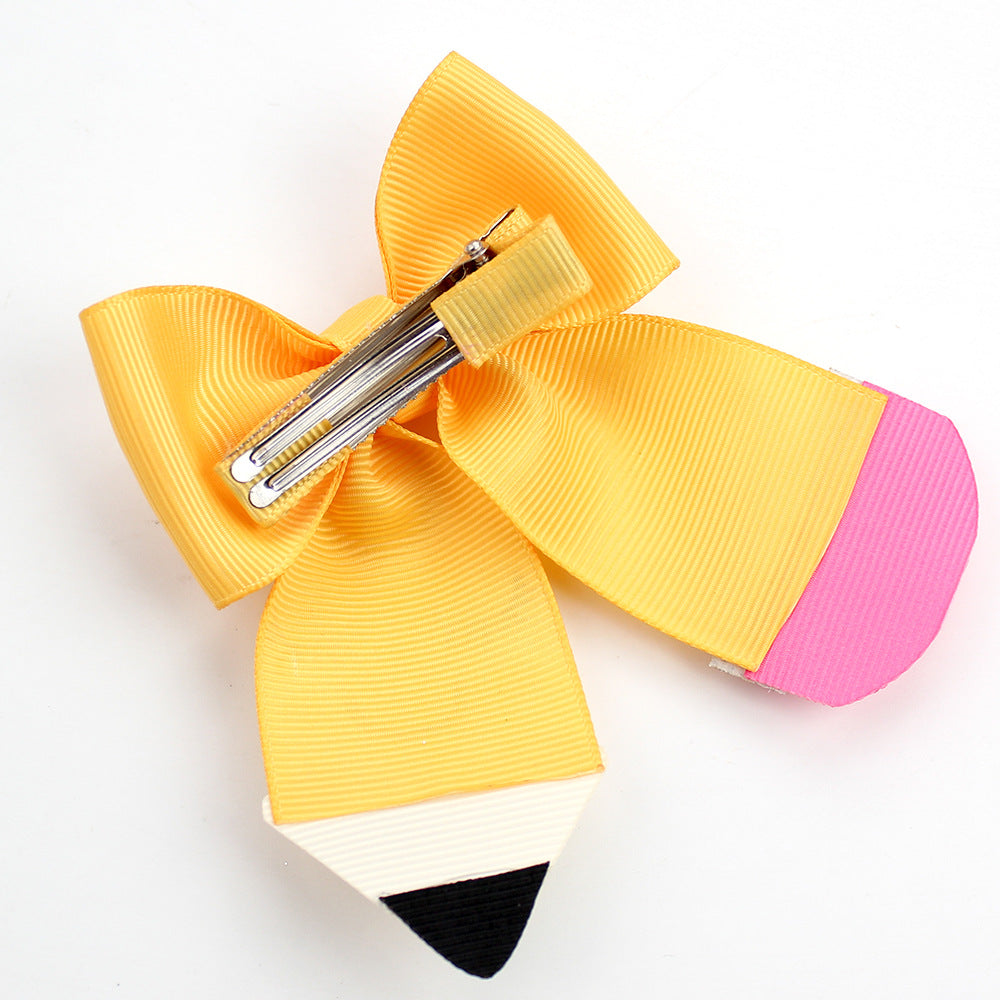 （Pre Order）Girls Back To School Bow-10 pairs in one package