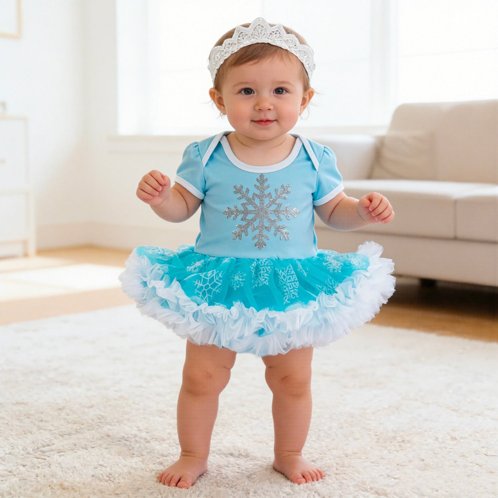 （In Production）Toddler Girls Spring&Summer Princess Bloomer Set