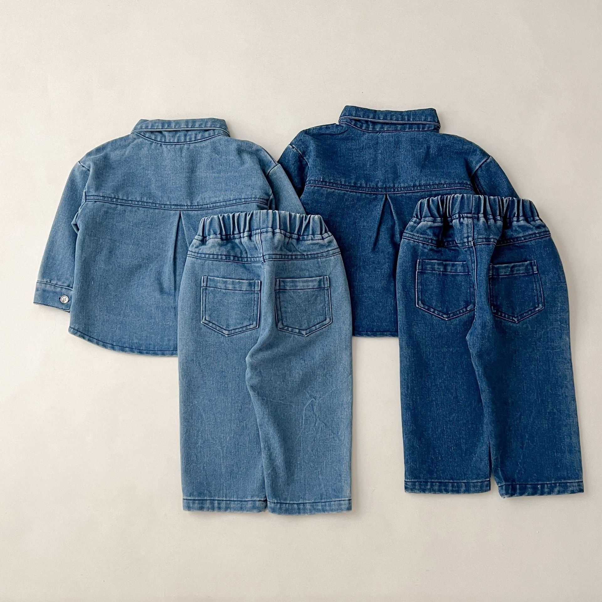 （Pre Order 2 Weeks）Unisex Fall Denim Outfit Set