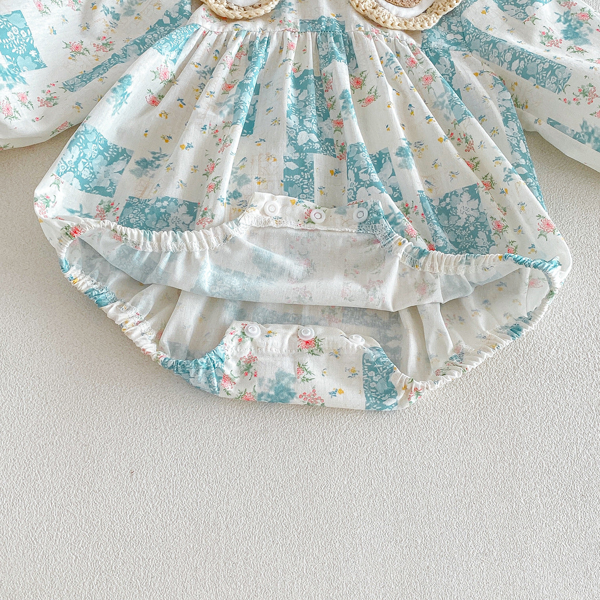 （Pre Order 2 Weeks）Sisters Fall Bear Collar Dress&Romper