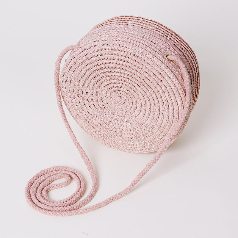 （Pre Order）Personalized Woven Bag with Name Embroidery - Customizable Bag for Kids