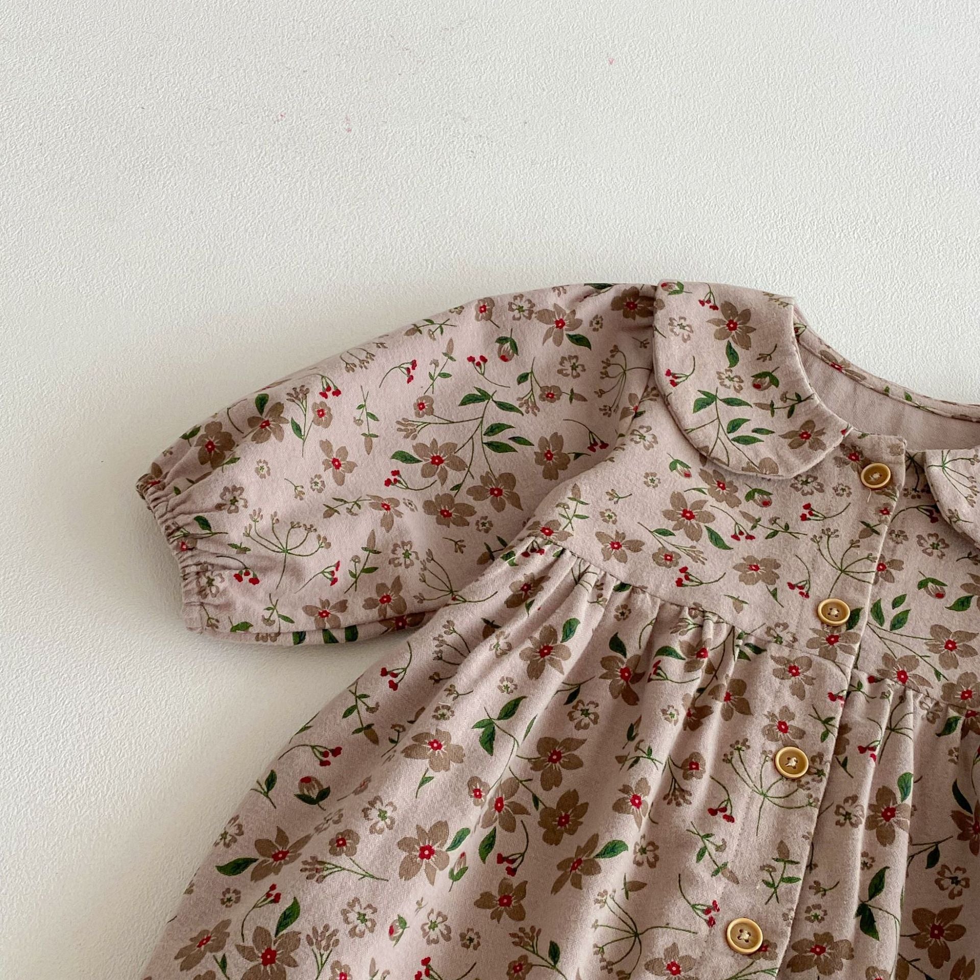 （Pre Order 2 Weeks）Toddler Girls Floral Print Romper
