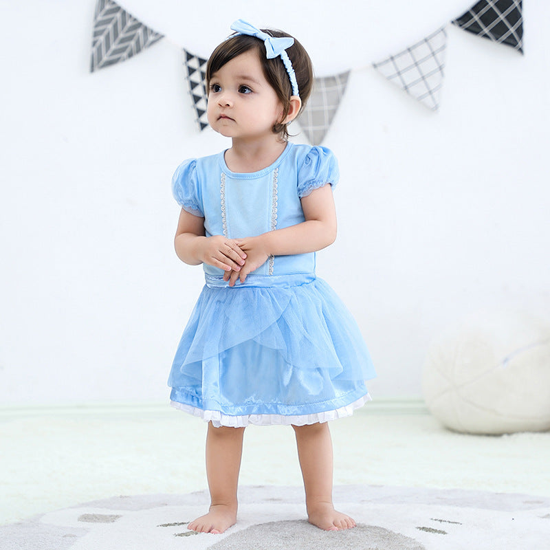 （Pre Order）Toddler Girls Spring&Summer Princess Romper