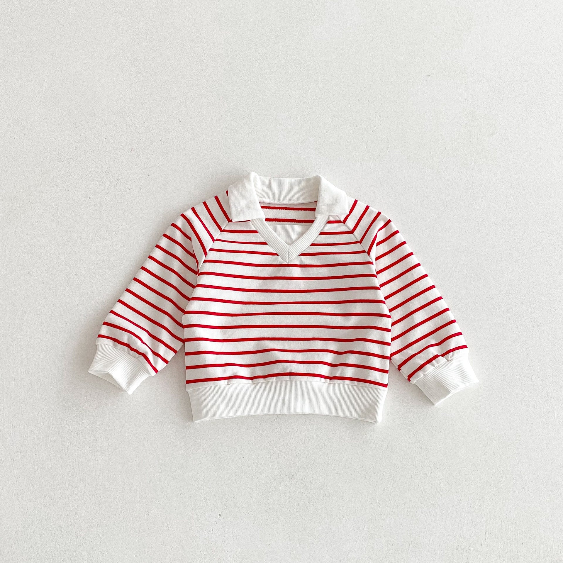 （Pre Order 2 Weeks）Unisex Fall Stripe Sweatshirt