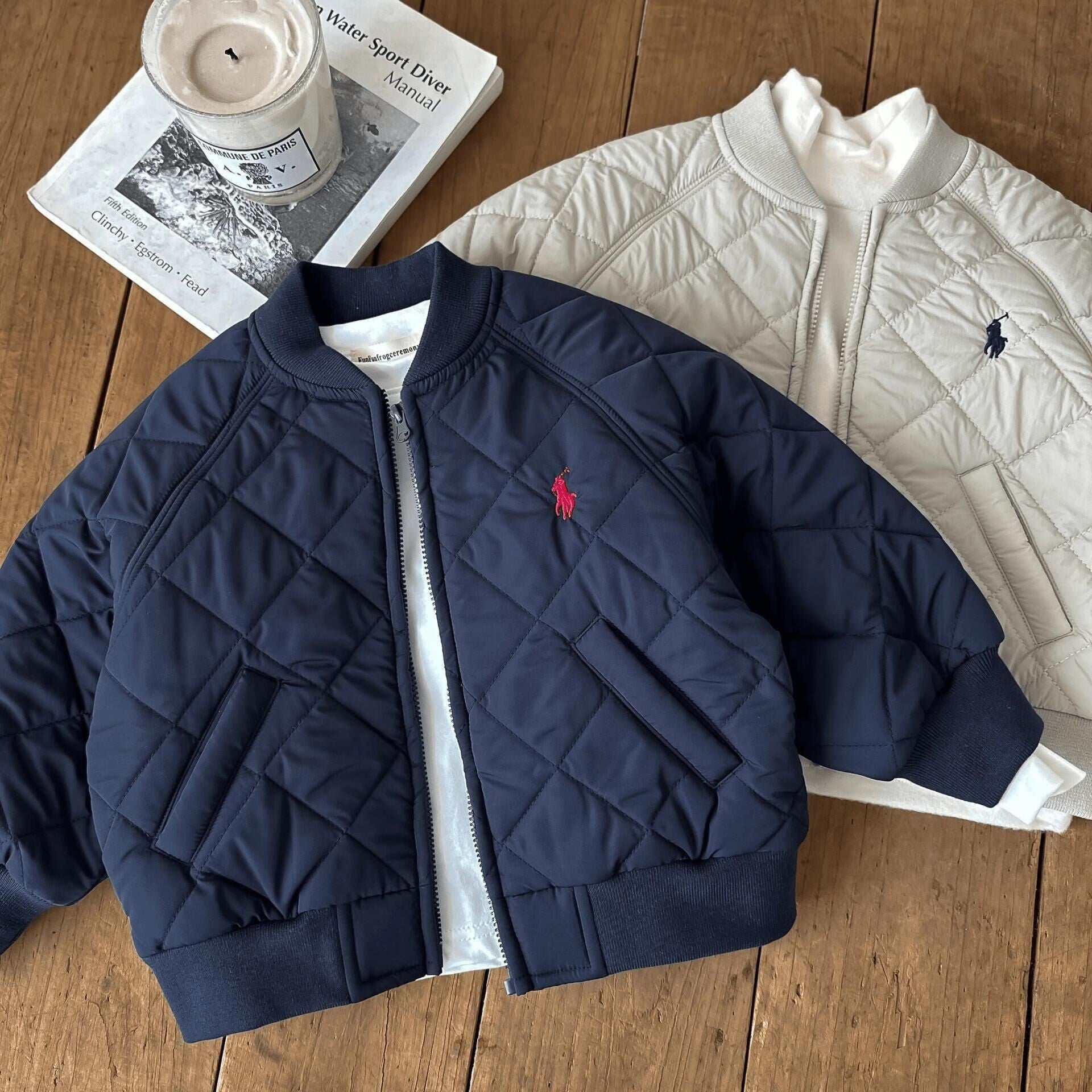 （Pre Order 2 Weeks）Kids Quilted Bomber Jacket