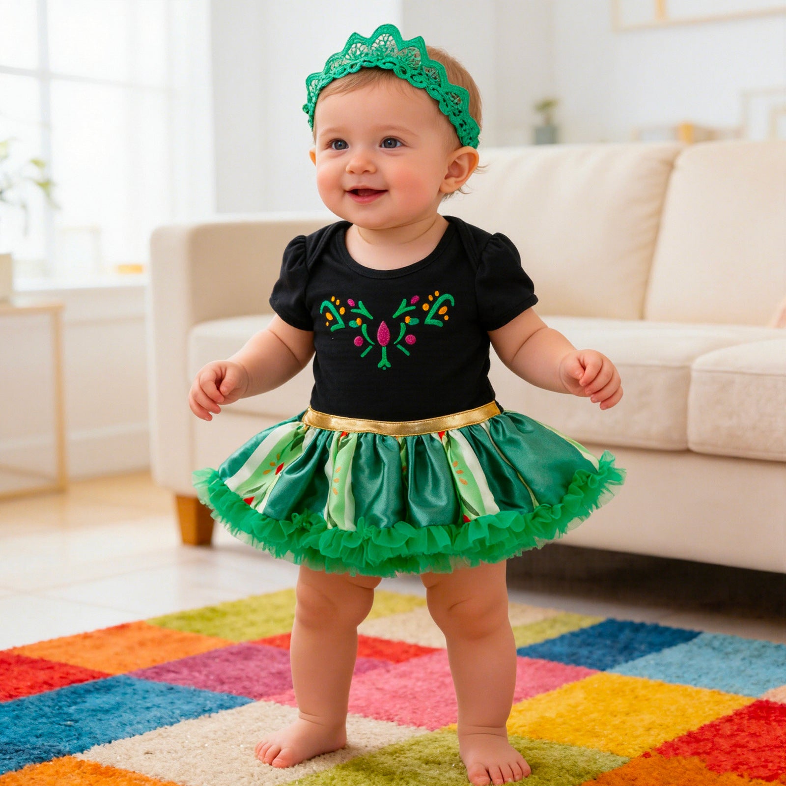 （In Production）Toddler Girls Spring&Summer Princess Bloomer Set