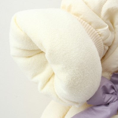 （In Production）Girls Adorable Winter Coat with Oversized Bows