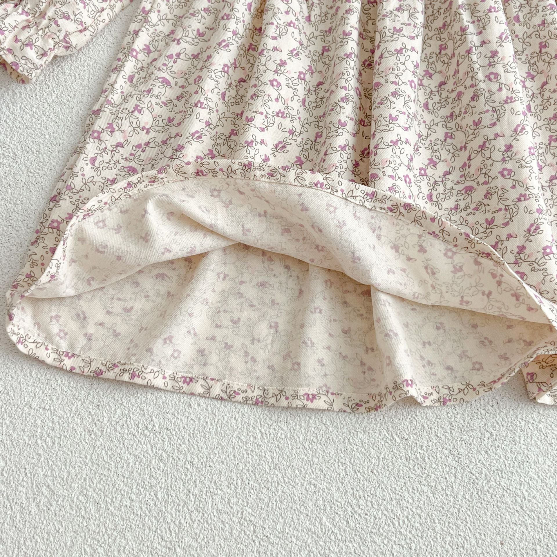 （In Production）Sisters Spring&Summer Lavender Doll Collar Smocked Dress&Romper