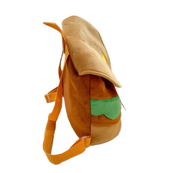 （Pre Order）Kids Summer Back To School Hamburger-shaped Backpack