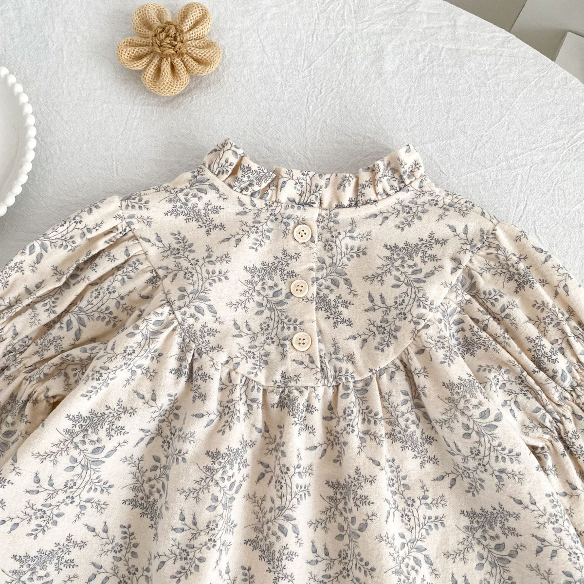 （Pre Order 2 Weeks）Sisters Fall Floral Print Dress&Romper