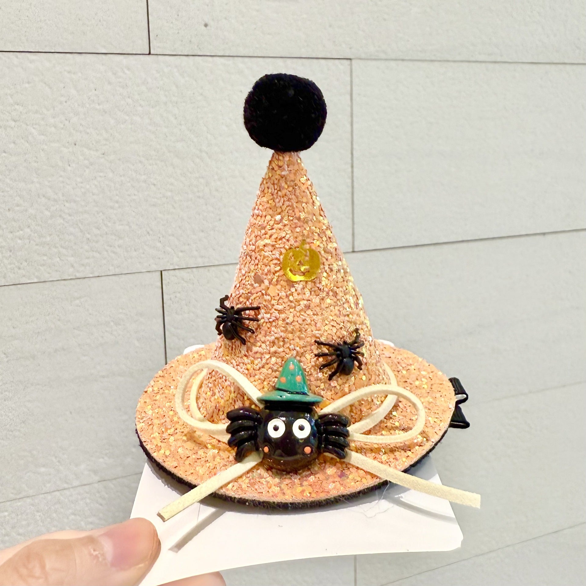 （Pre Order）Halloween Sequin Hat Style Hairpin
