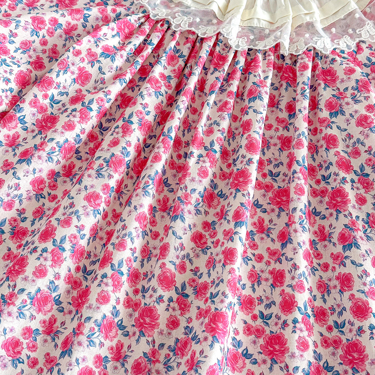 （Pre Order 2 Weeks）Sisters Fall Floral Lace Collar Dress&Romper