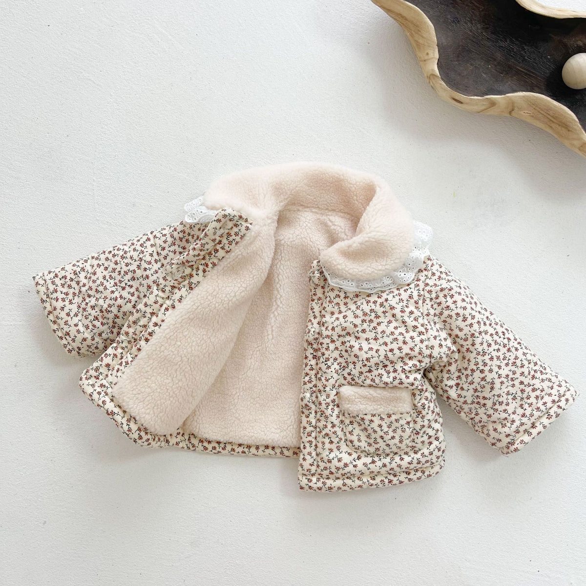 （Pre Order 2 Weeks）Kids Fall&Winter Floral Print Jacket