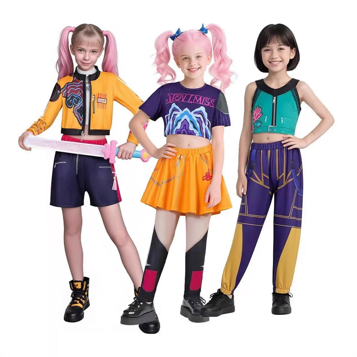 （In Production）Girls Movie Character Costumes Outfit Set