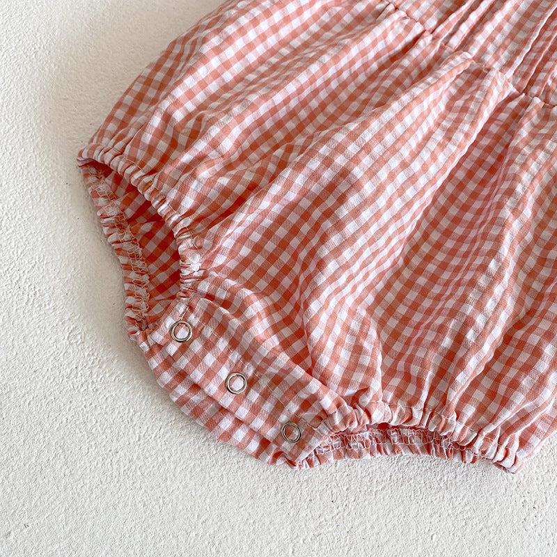 （In Production）Sisters Spring Floral Embroidery Doll Collar Dress&Romper