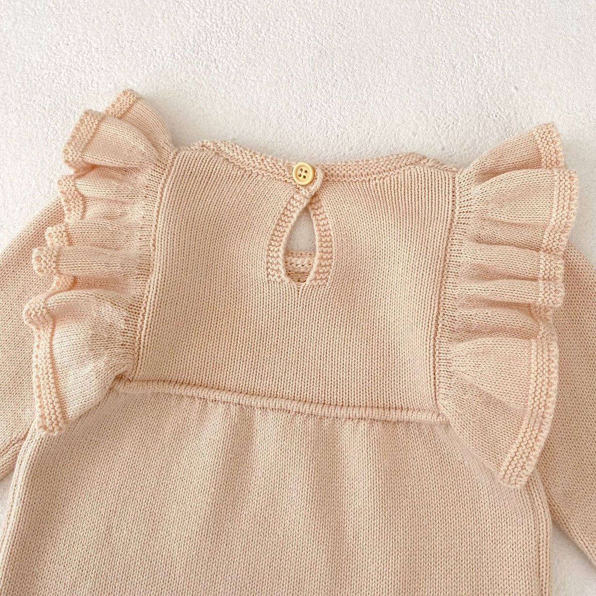 （Pre Order 2 Weeks）Toddler Girls Fall Knitted Sweater Romper