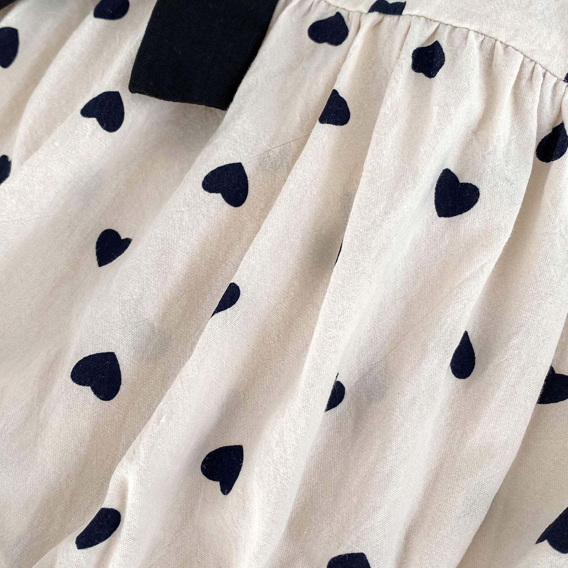 （Pre Order 2 Weeks）Sisters Love Printed Bow Tie Dress&Romper