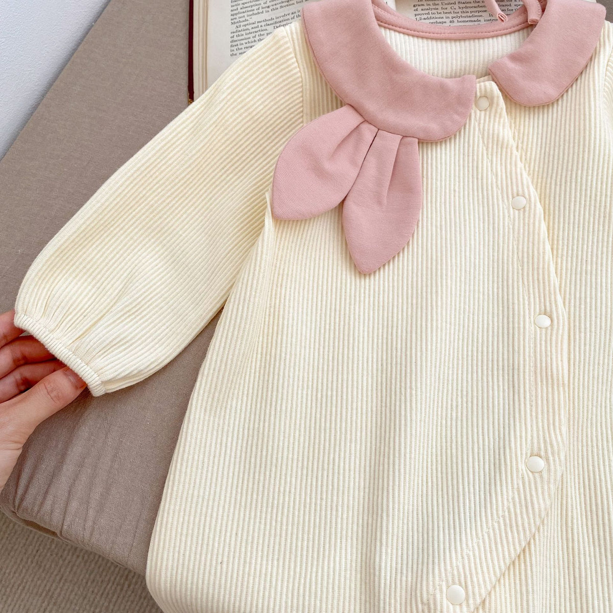 （Pre Order 2 Weeks）Toddler Girls Fall Bunny Ear Romper