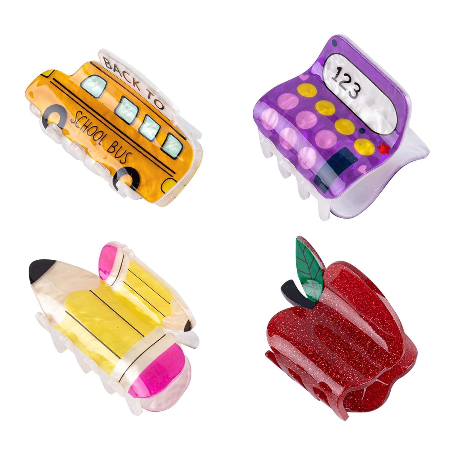 （Pre Order）Girls Summer Back To School Pencil Hair Clip