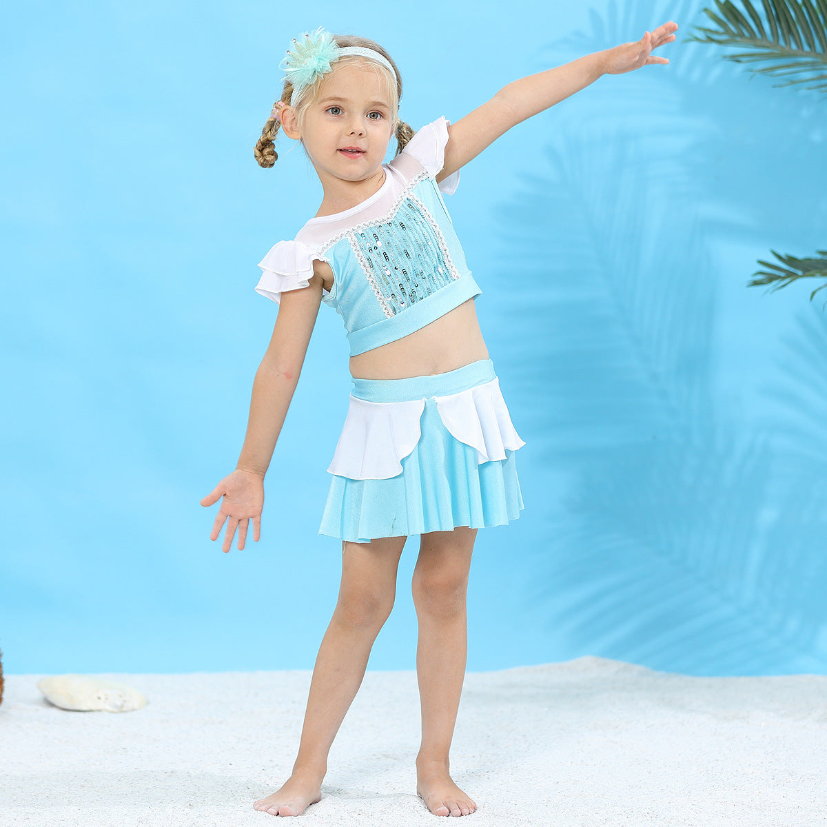 （In Production）Girls Summer Princess Swimsuit