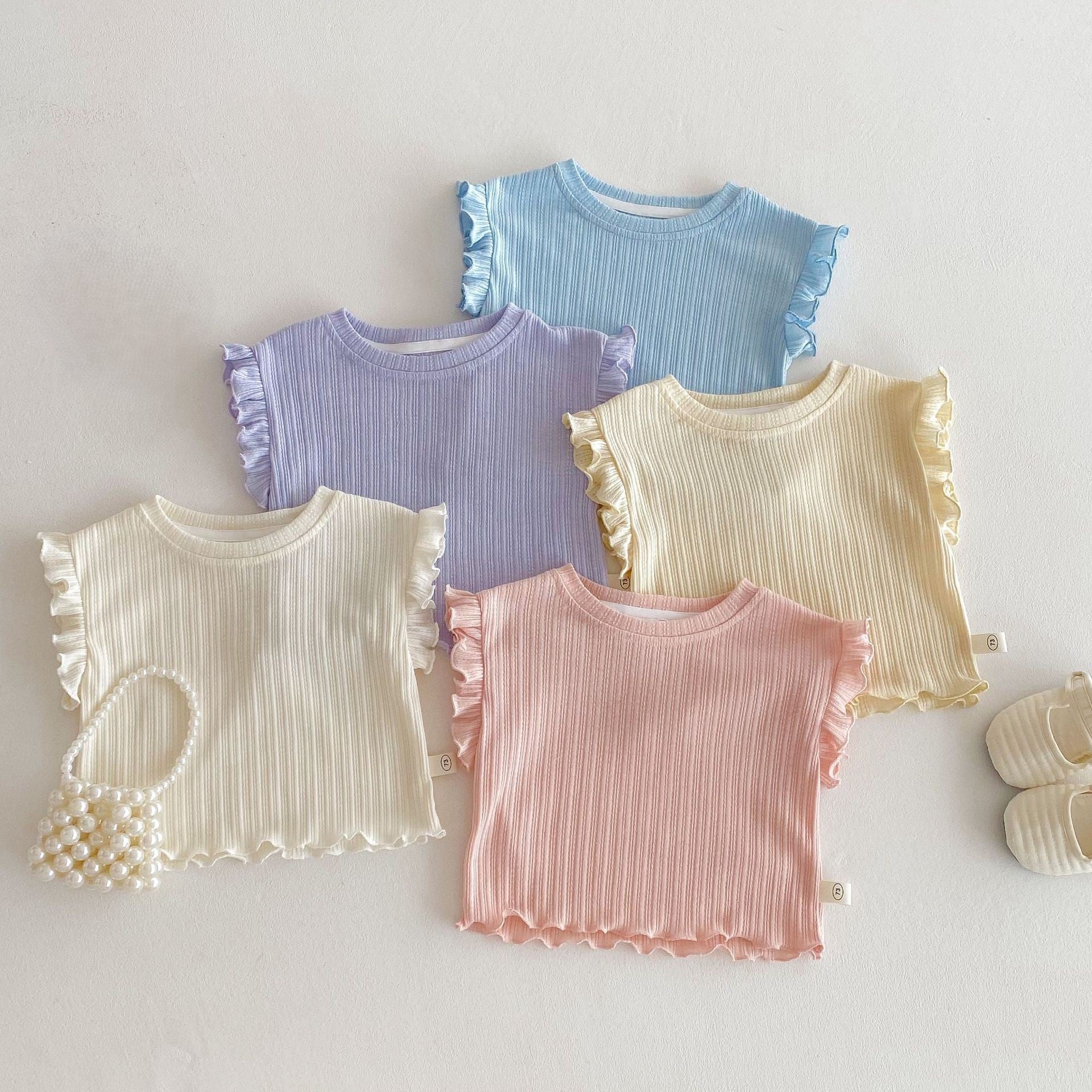 （In Production）Girls Spring&Summer Trip Shorts Set
