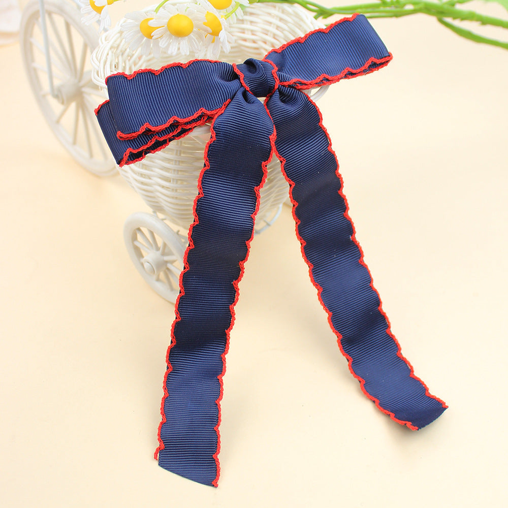 （Pre Order）Girls Trimmed Bow Tie-10 Pcs