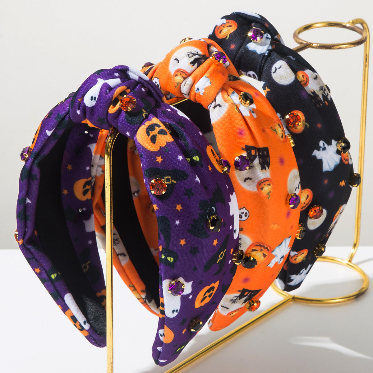 （Pre Order）Halloween Stylish Rhinestone Headband