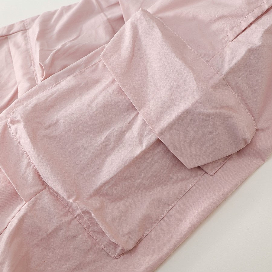 （In Production）Girls Spring Multicolored Pocket Cargo Pants