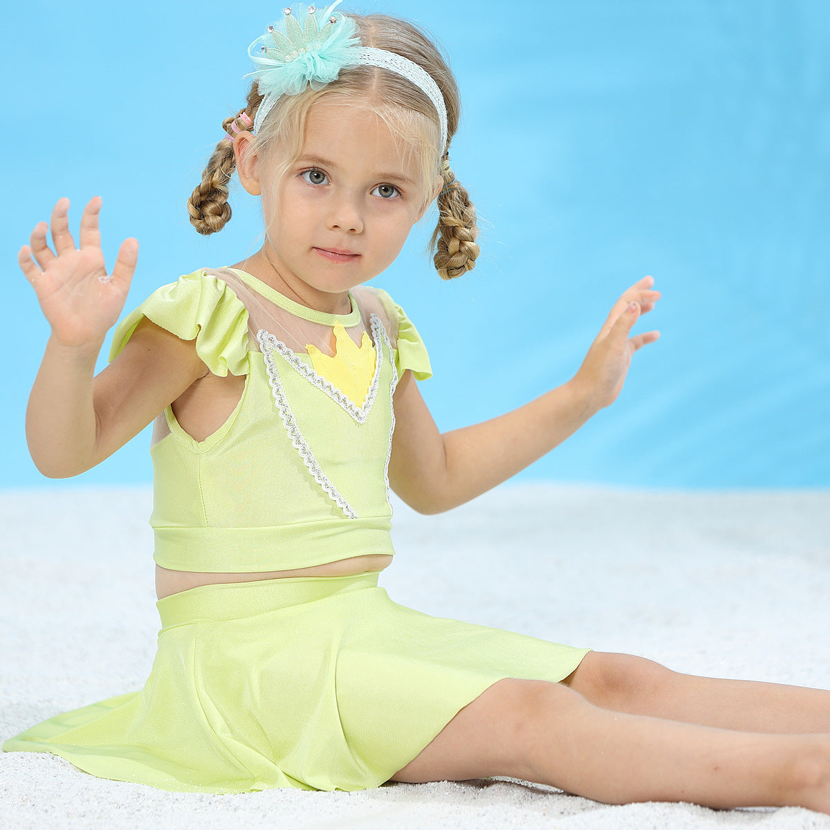 （In Production）Girls Summer Princess Swimsuit