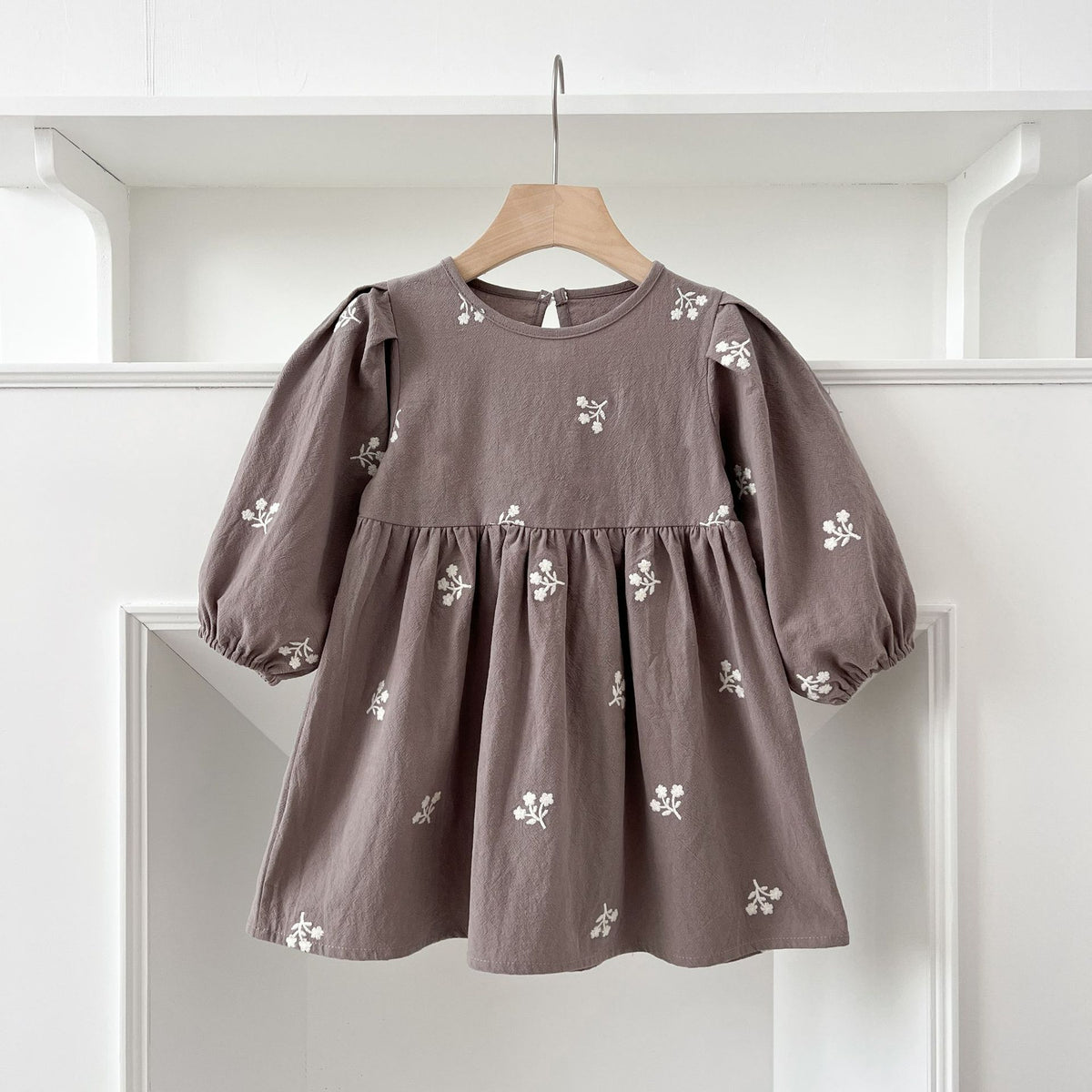 （Pre Order 2 Weeks）Sisters Fall Floral Embroidery Dress&Romper