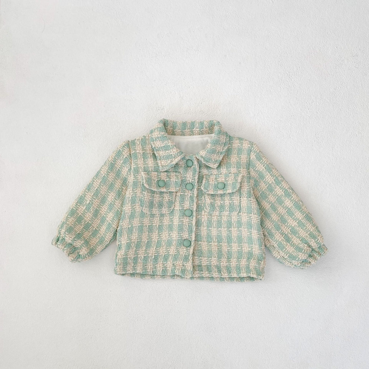 （Pre Order 2 Weeks）Kids Fall&Spring Plaid Coat