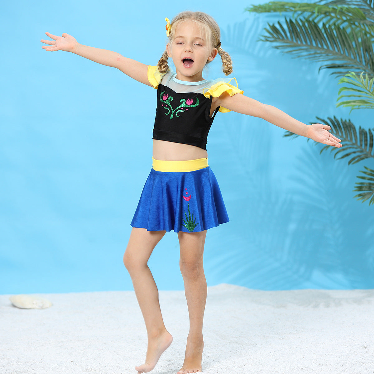 （In Production）Girls Summer Princess Swimsuit