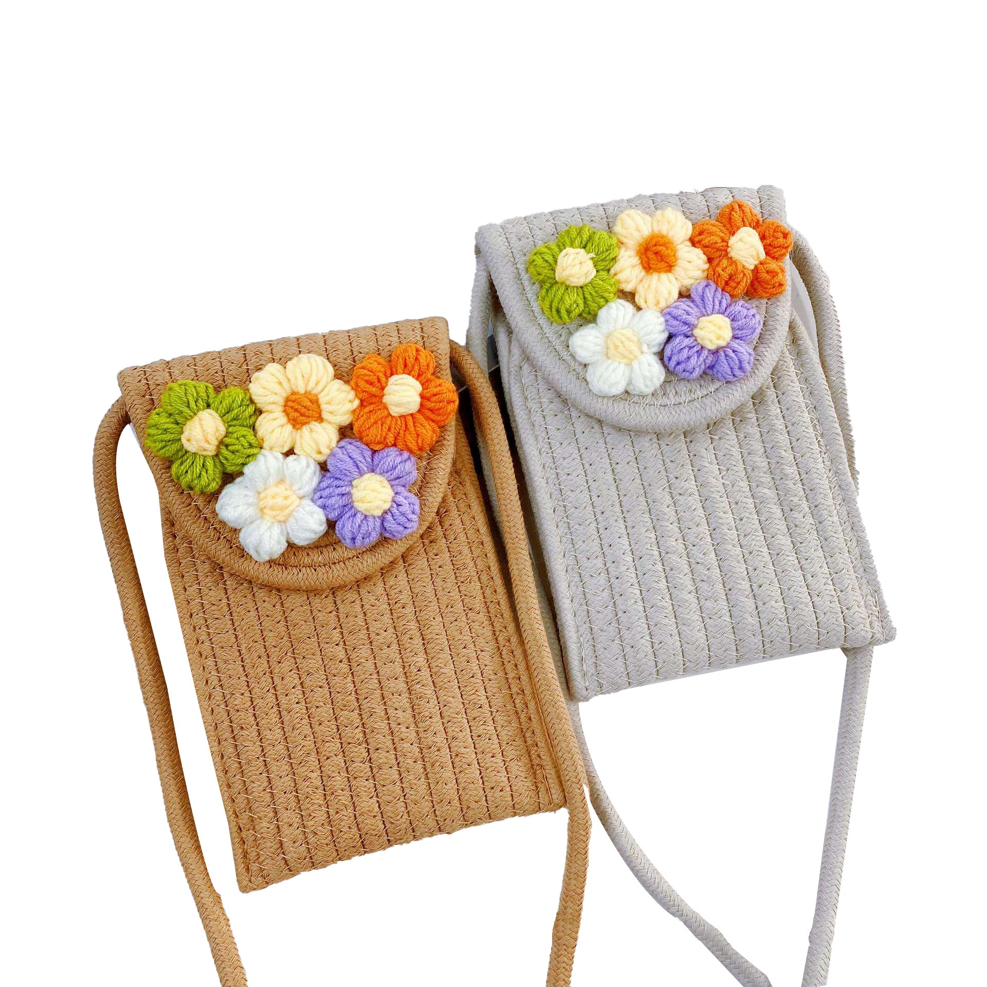 （Pre Order）Girls Spring and Summer Floral Crossbody Bag