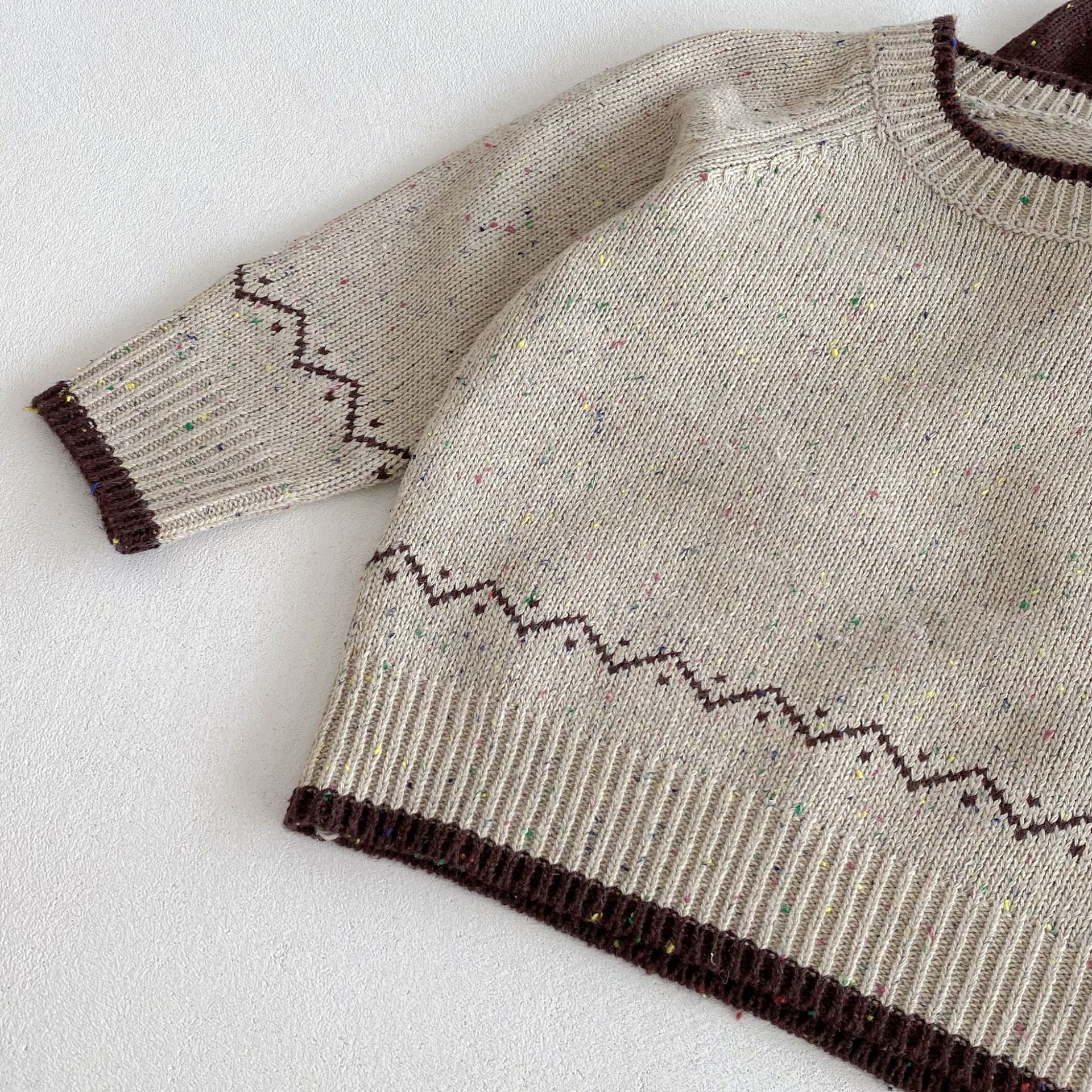 （Pre Order 2 Weeks）Unisex Fall Jacquard Knitted Set