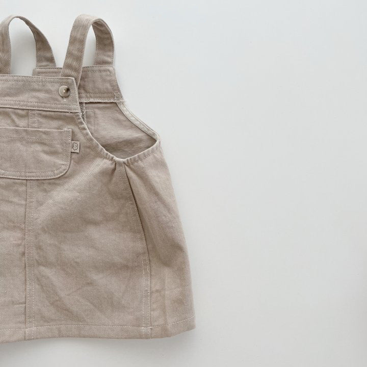 （Pre Order 2 Weeks）Girls Fall Denim Overalls
