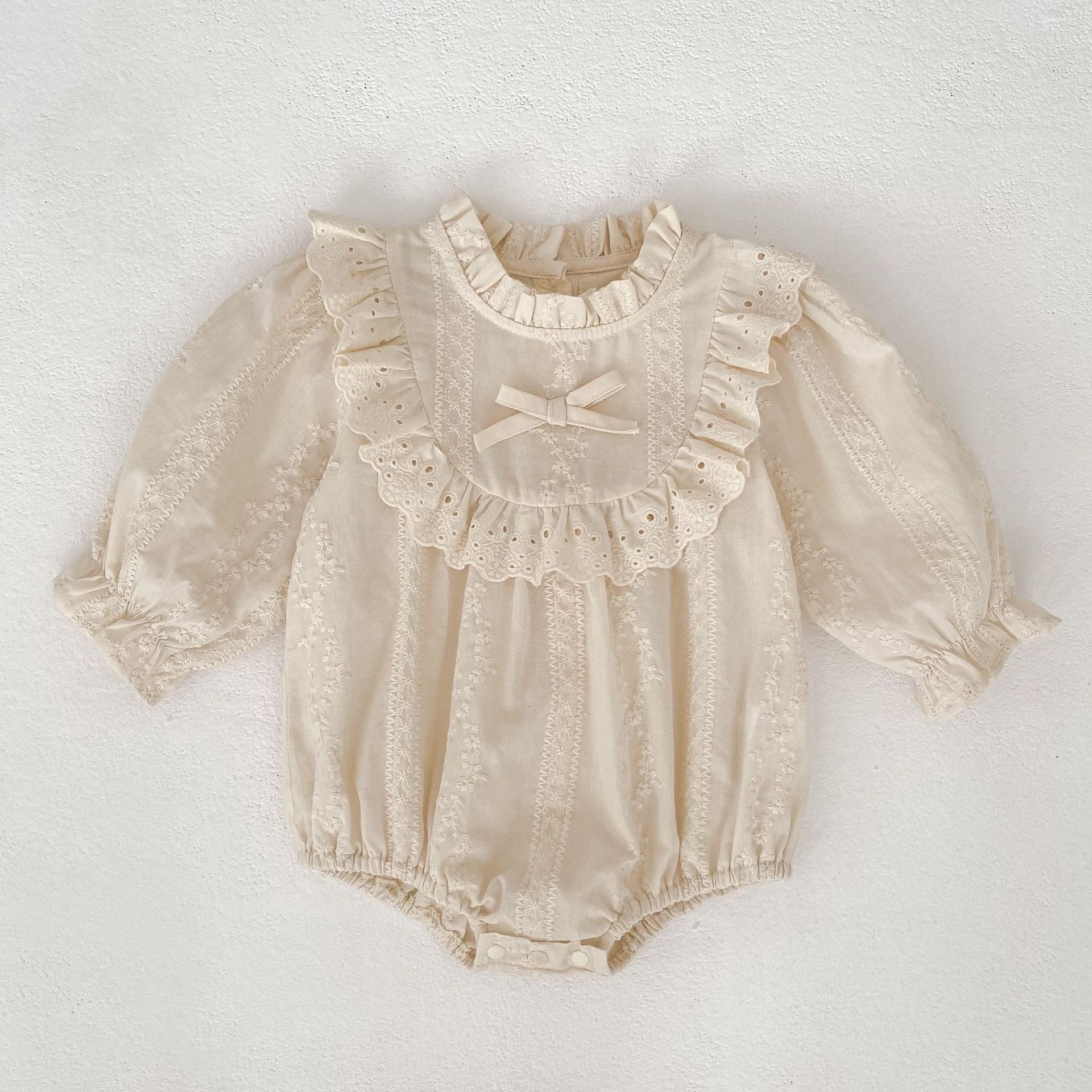 （Pre Order 2 Weeks）Sisters Fall Lace Ruffle Dress&Romper
