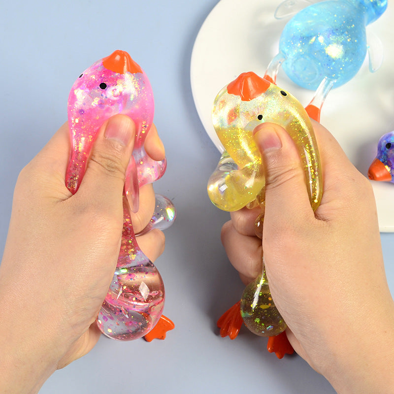 （Pre Order）Squeeze Duck Toy-Sequin