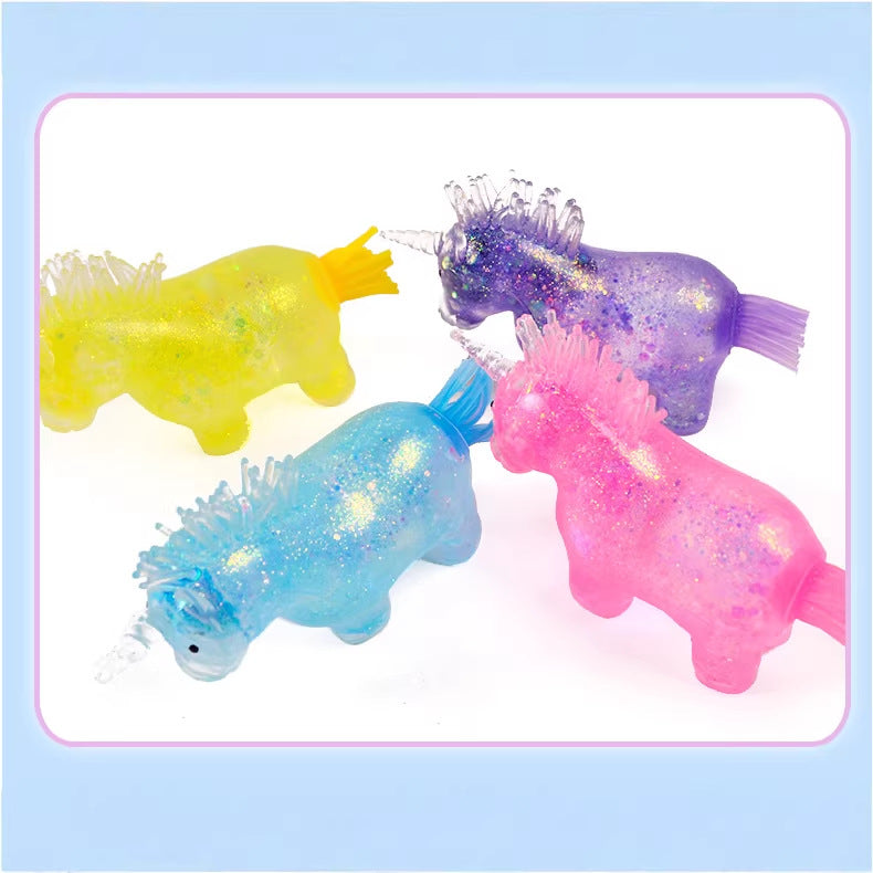 （Pre Order）Squeeze Unicorn Toy-Sequin