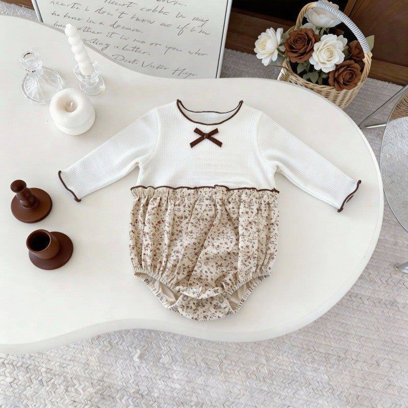 （Pre Order 2 Weeks）Toddler Girls Fall Floral Romper