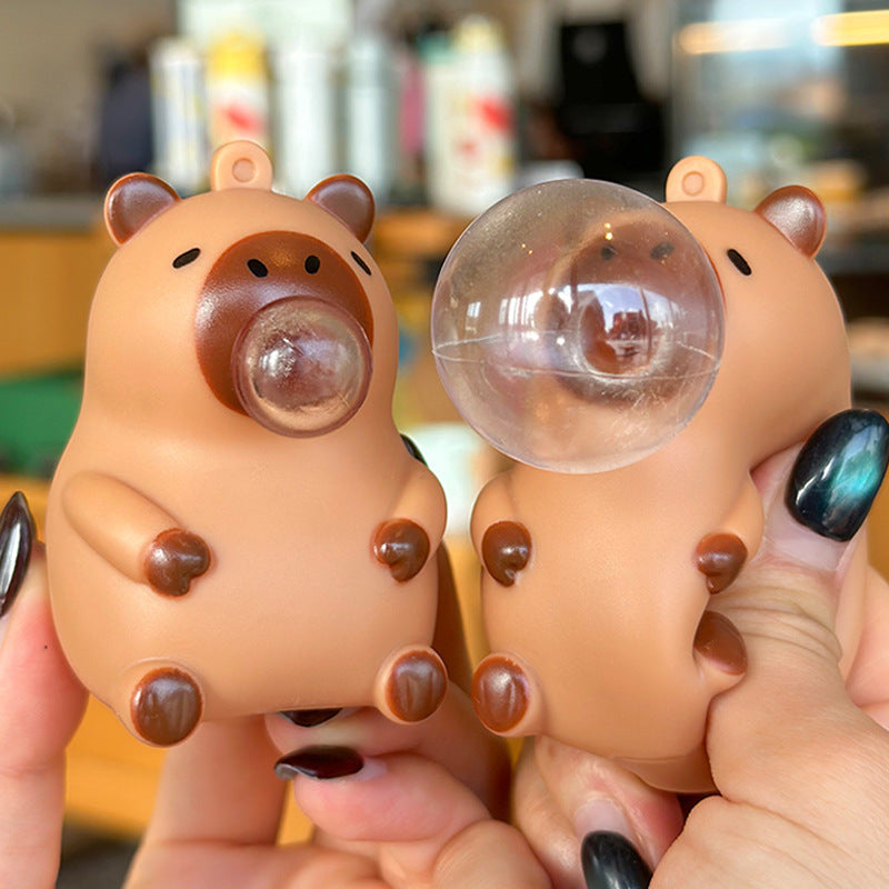 （Pre Order）Squishy Squeeze Capybara Toy