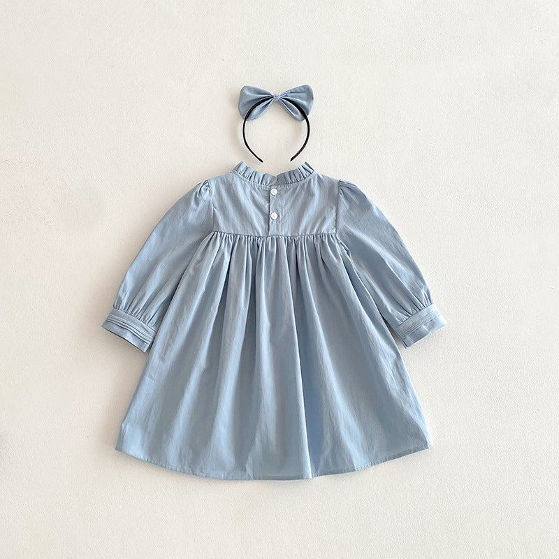 （In Production）Sisters Fall Embroidery Lace Dress&Romper