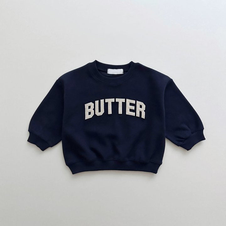 （Pre Order 2 Weeks）Unisex Fall Butter Applique Sweatshirt