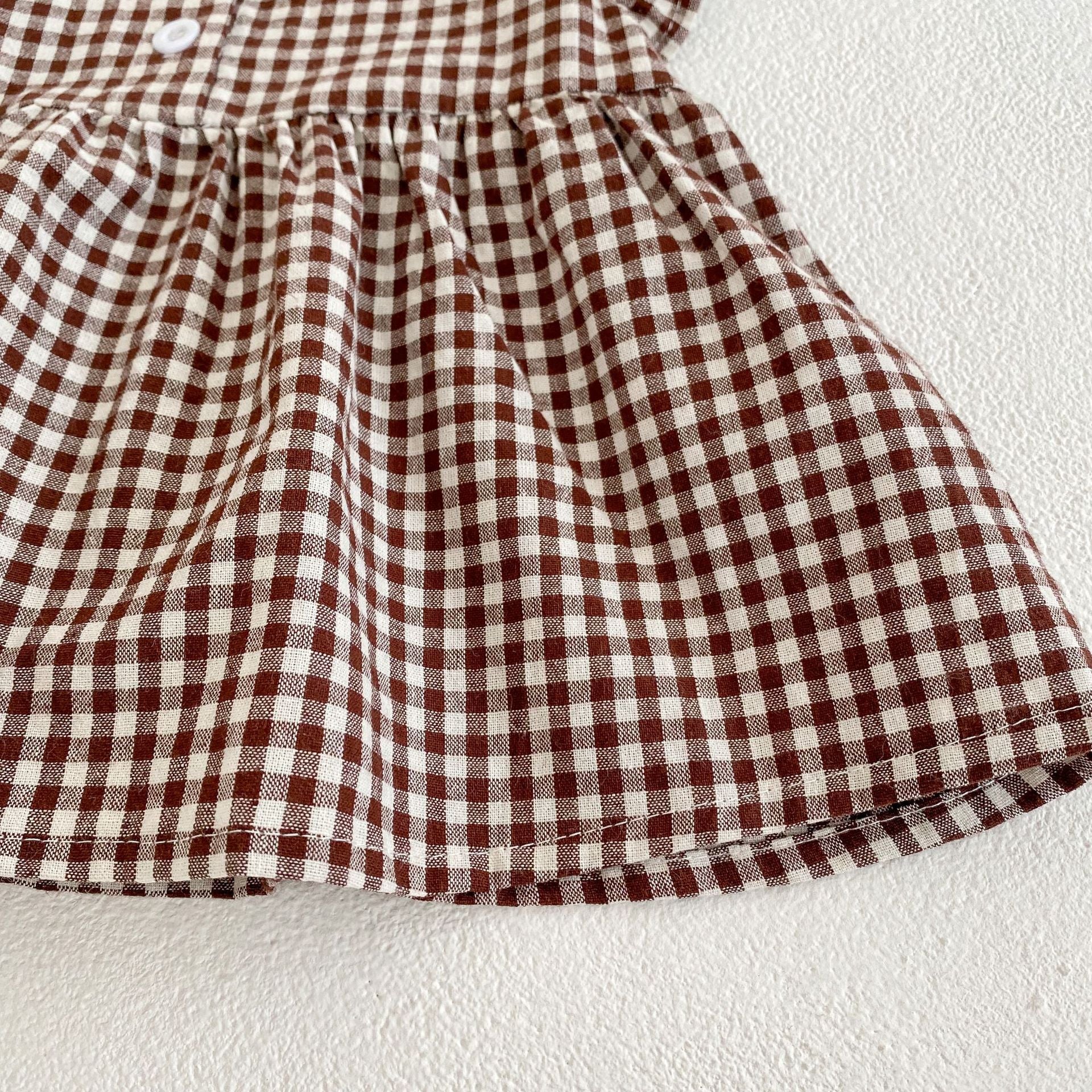 （Pre Order 2 Weeks）Toddler Girls Fall Plaid Bloomer Set