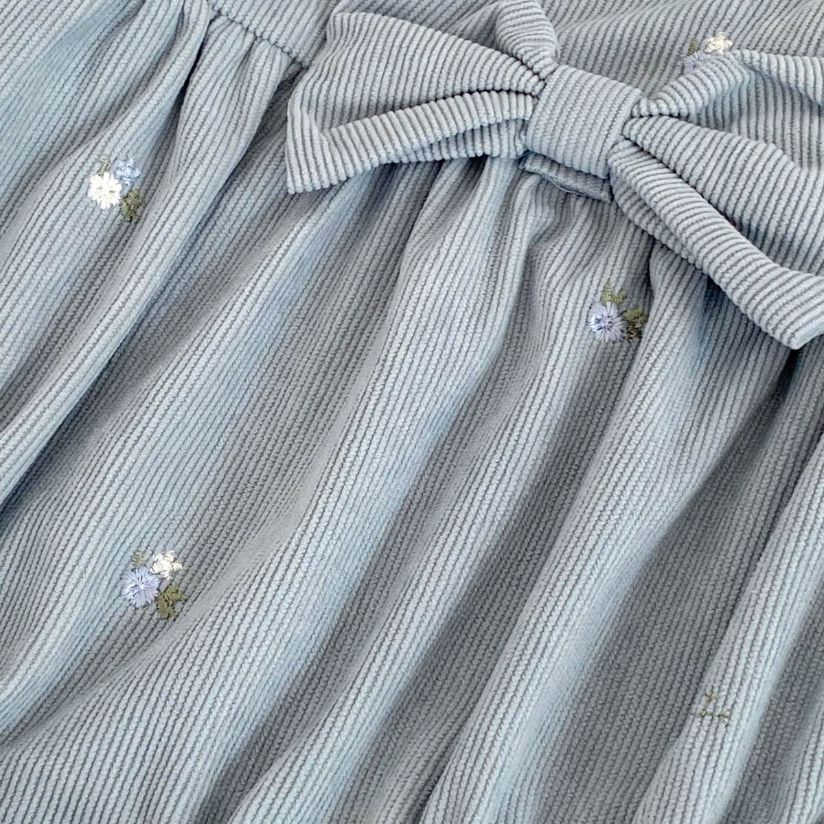 （Pre Order 2 Weeks）Sisters Fall Bow Corduroy Dress&Romper