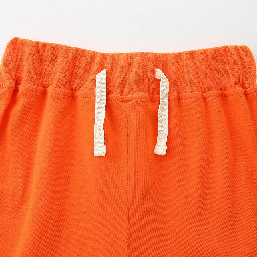 （In Production）Boys Spring&Summer Print Cotton Shorts Set
