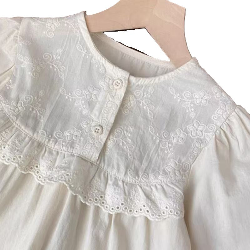 （In Production）Girls Fall&Winter Lace Long Sleeves Top