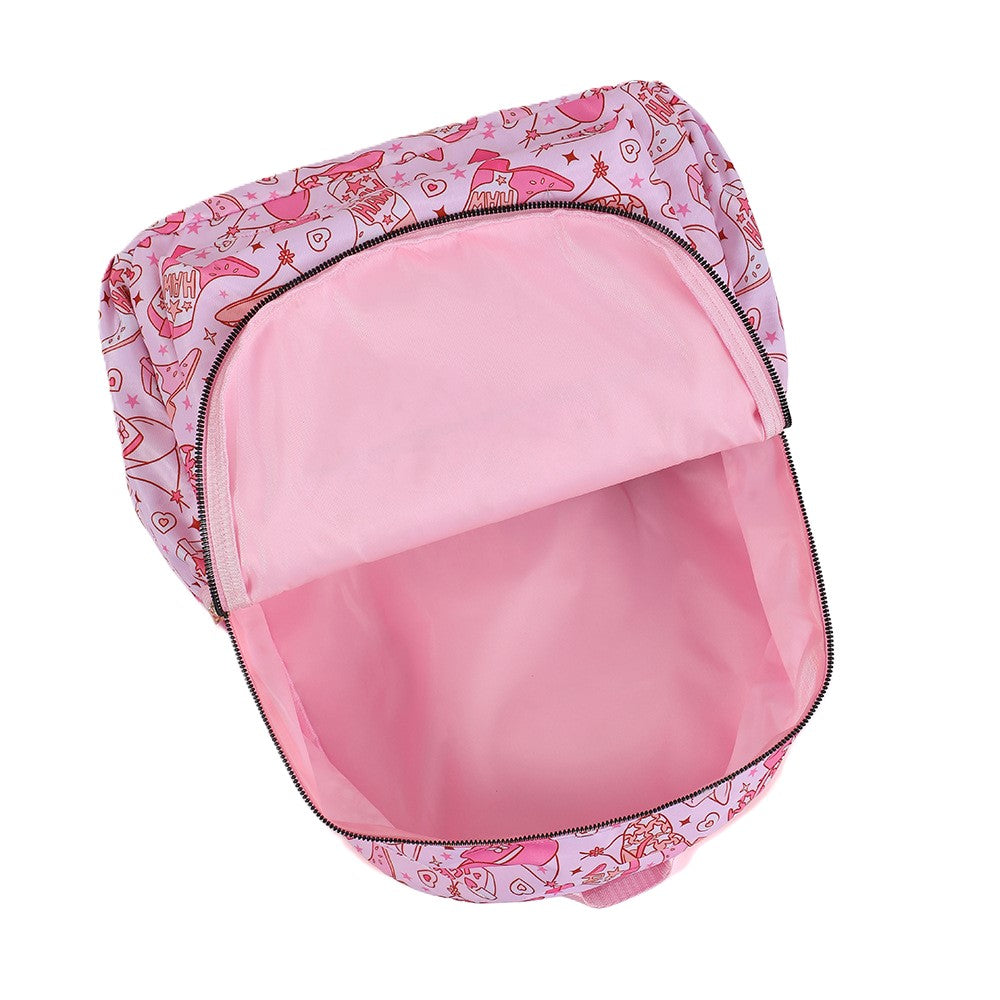 （Pre Order）Summer Back To School Western Girls Print Backpack