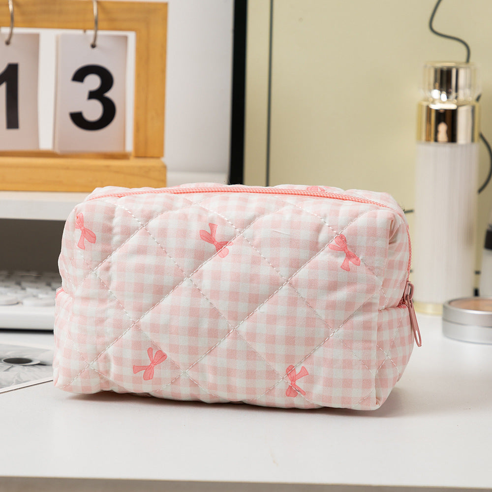 （Pre Order）Personalized Makeup Bag Name Embroidery - Customizable Bag