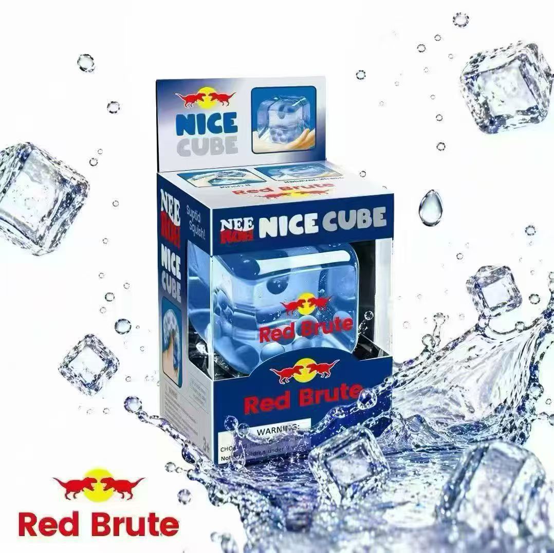 （Pre Order）Squishy Squeeze Beverage Cube Toy