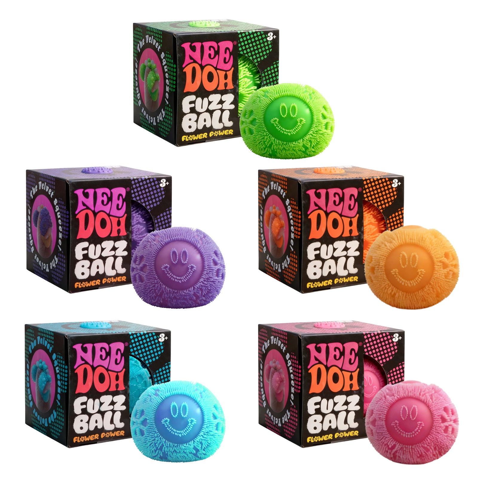 （Pre Order）Squeeze Fuzz Ball Toy